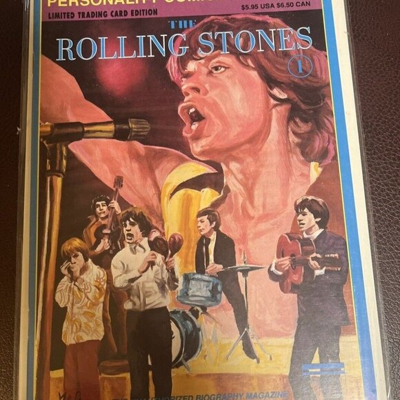 SET OF 2 PESONALITY COMICS PRESENTS THE ROLLING STONES MICK JAGGER - Picture 3 of 3